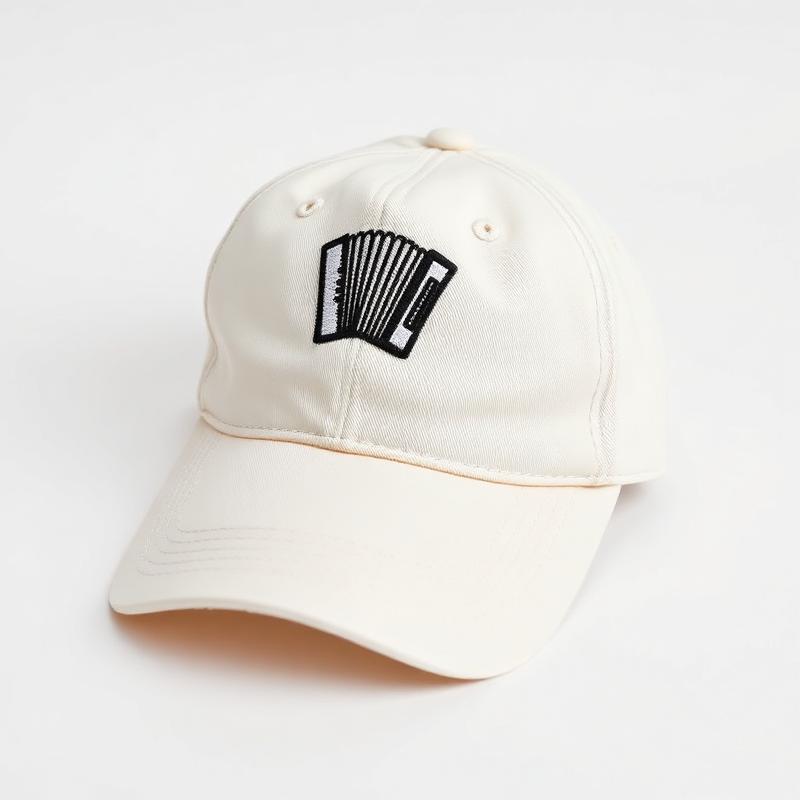 Gorra · Acordeón bordado